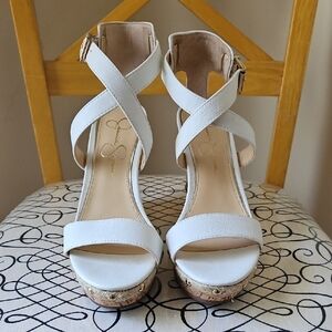 Jessica Simpson White Women's Sandals